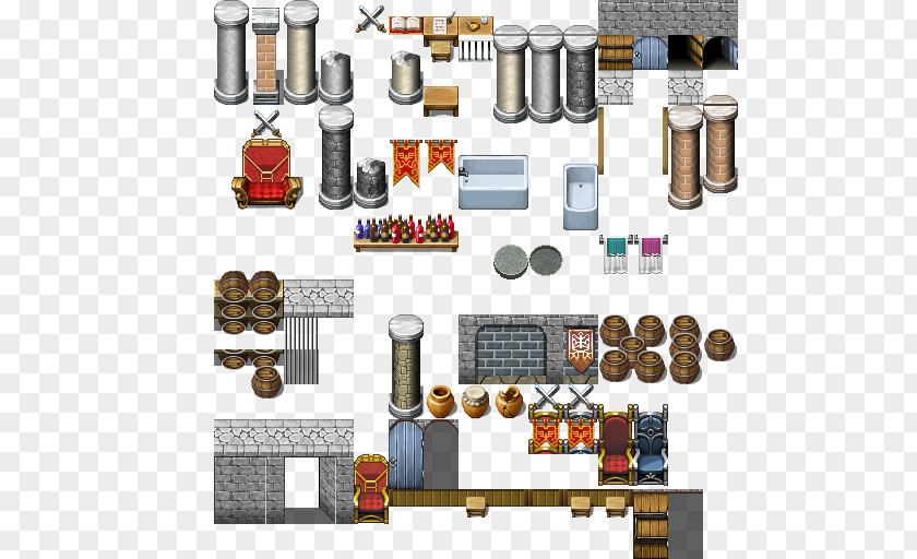 Design Tile-based Video Game Pixel Art RPG Maker Interior Services PNG