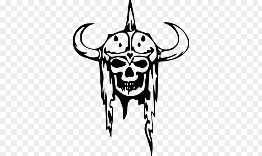 Drawing Viking Skull Tattoo PNG
