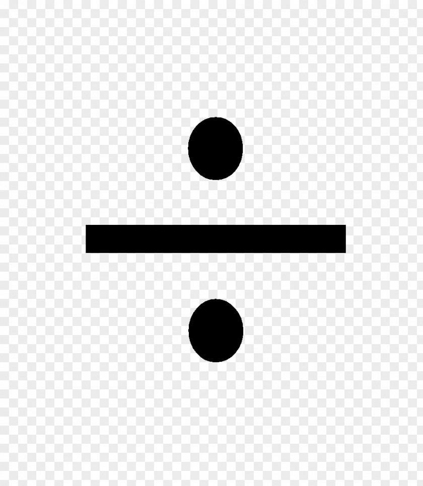 Mathematics Obelus Division Sign Symbol PNG