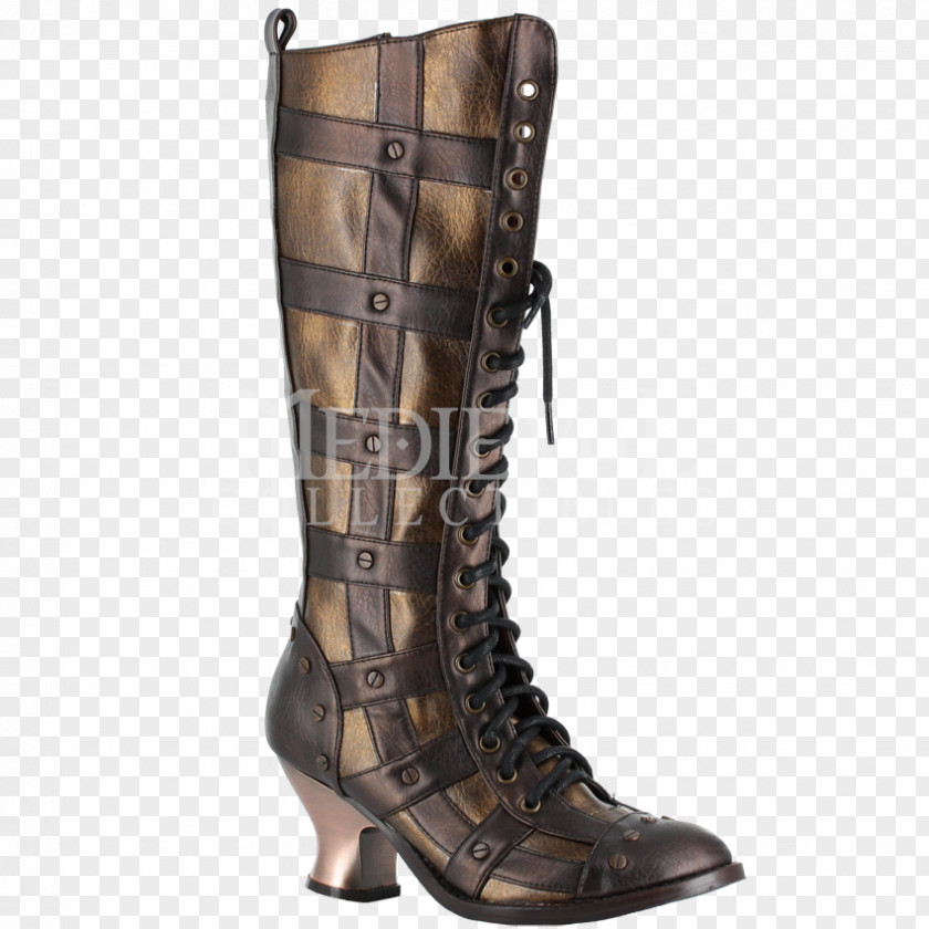 Professor Knight Knee-high Boot Lace High-heeled Shoe PNG