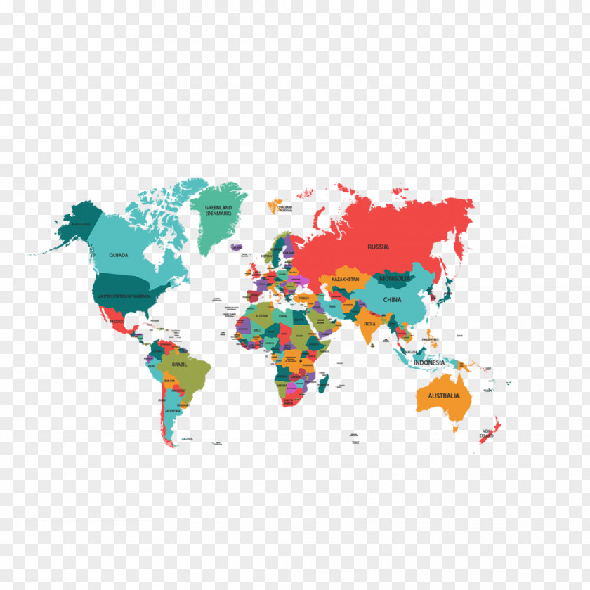 Creative World Map PNG