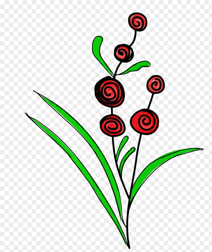 Flowering Plant Stem Flower Clip Art Pedicel Leaf PNG