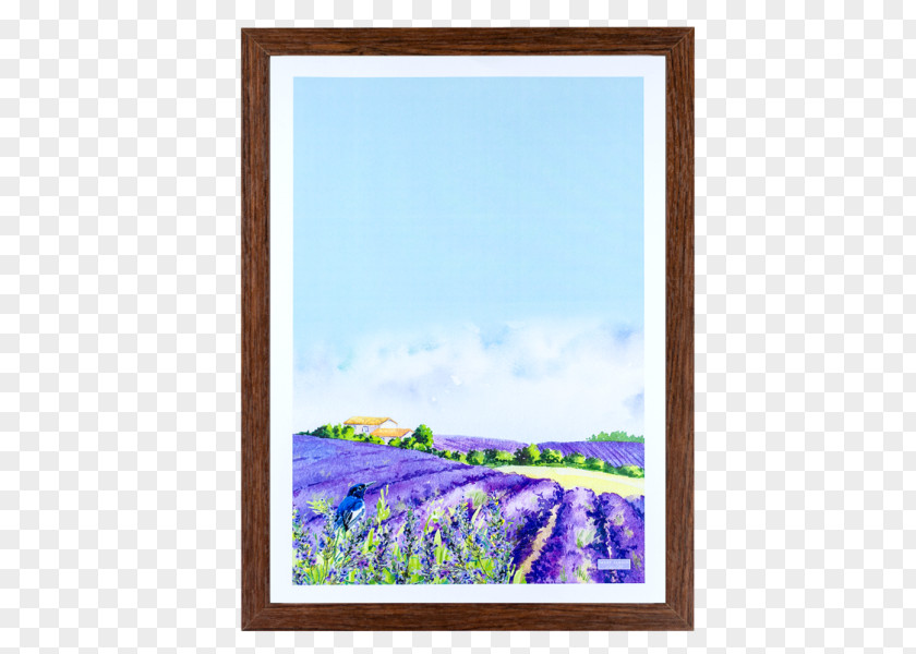 Hand-painted Butterfly Violet Painting Purple Lilac Picture Frames PNG