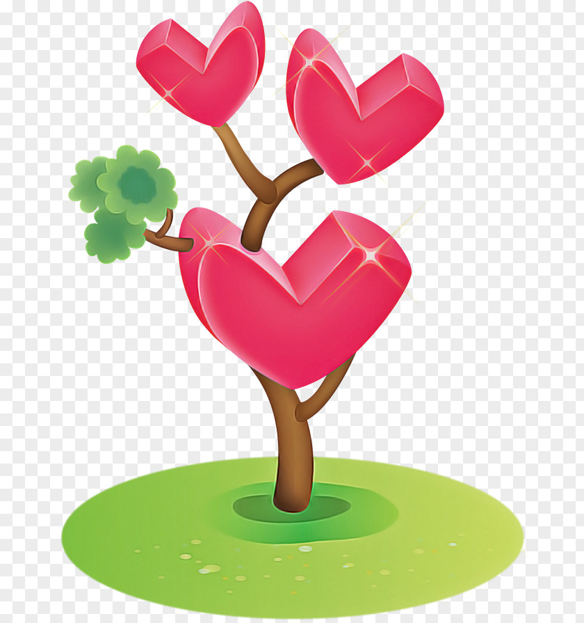 Heart Cartoon Love Plant Gesture PNG