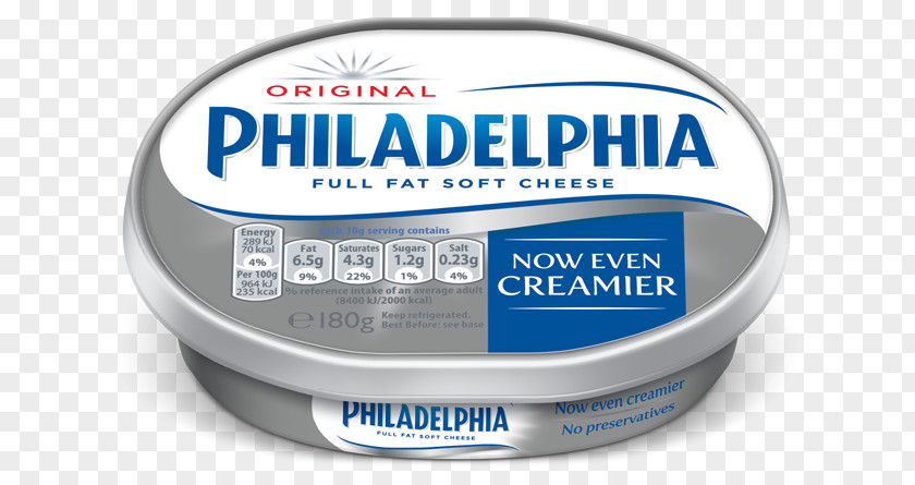 Milk Cream Cheese Philadelphia PNG