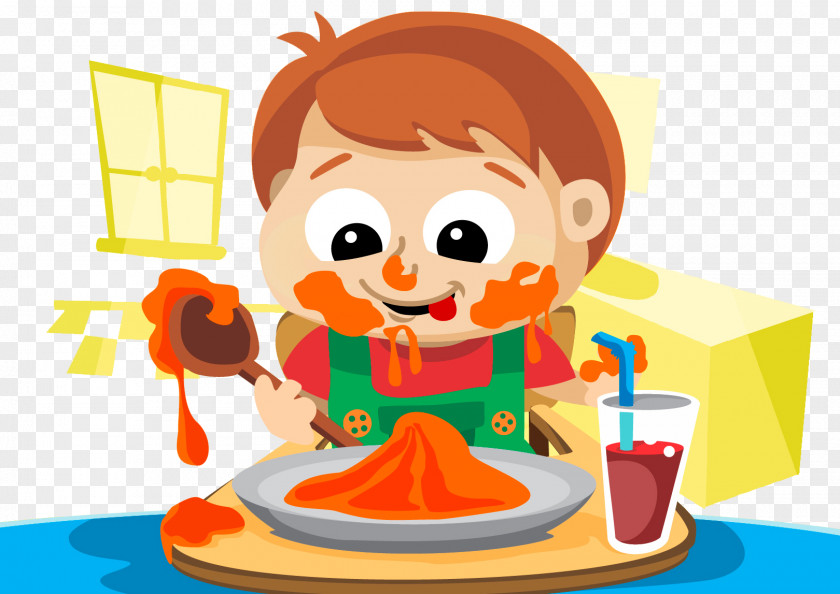 Vector Children Eat Child Application Software Dosa Fusion Canteen Time PNG