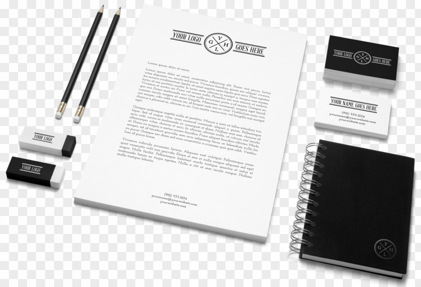 Design Paper Mockup Corporate Identity Graphic PNG