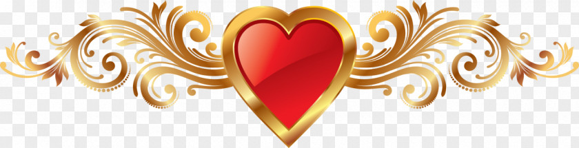 Heart Gold PNG