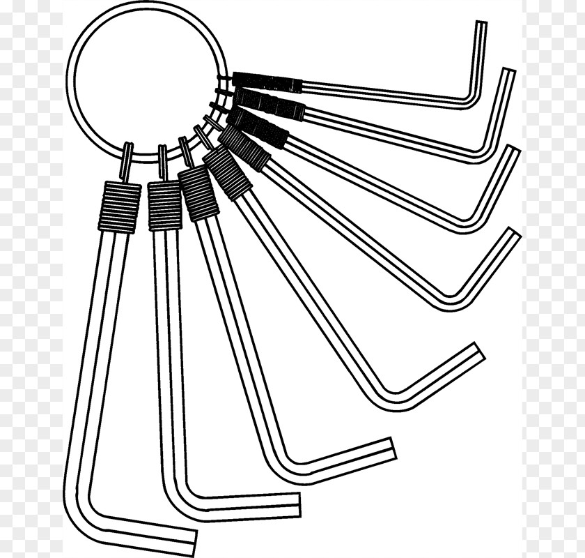 Hex Key Car Line Angle Technology PNG