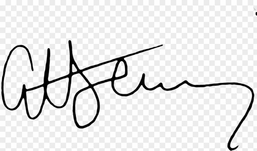 Signature Type Line Art PNG