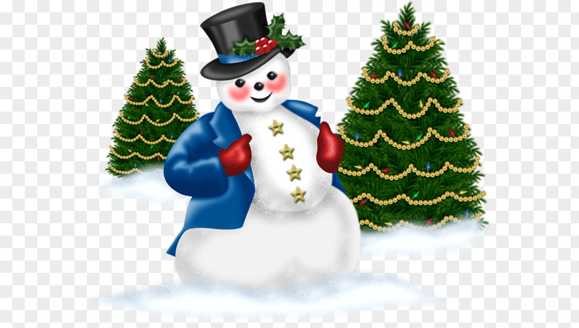 Snowman In The Snow Christmas Clip Art PNG