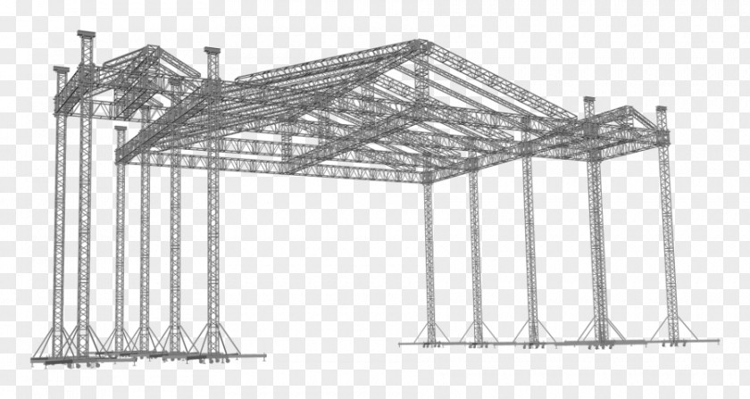 Building Trusses Timber Roof Truss Facade Structure PNG