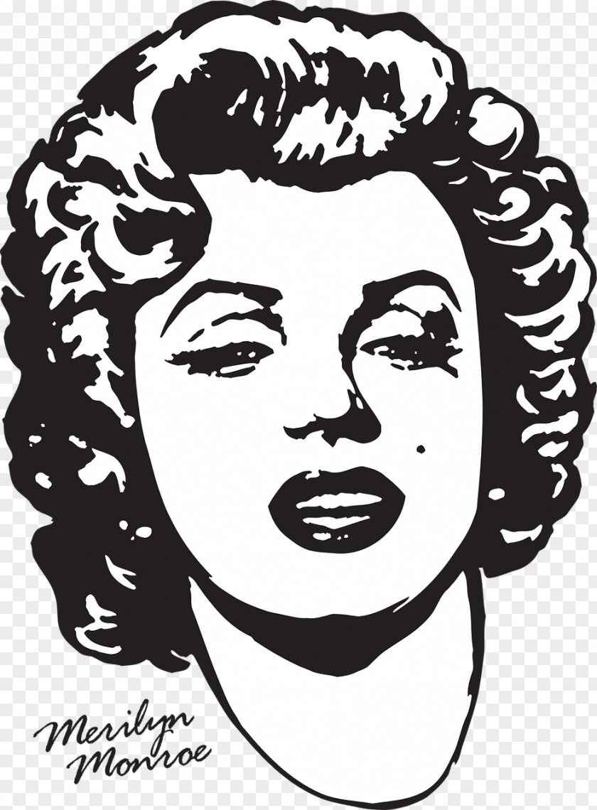 Marilyn Monroe Actor Drawing Clip Art PNG