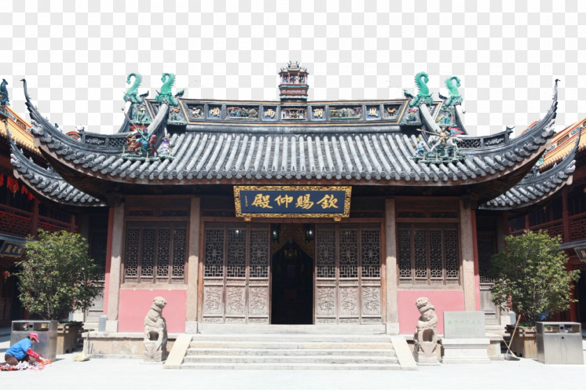 Shanghai Town Of Architectural Qinci Yangdian Taoist Temple Architecture Building Tourism PNG