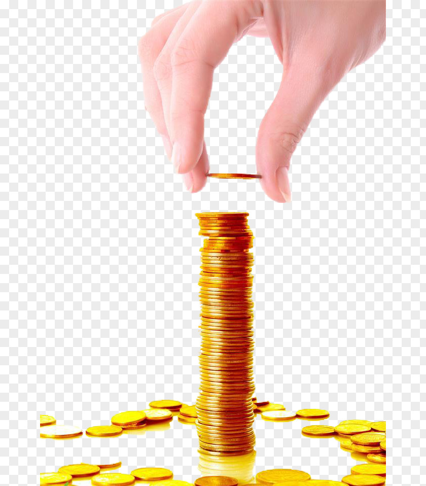 Stack Of Coins Coin Gold PNG