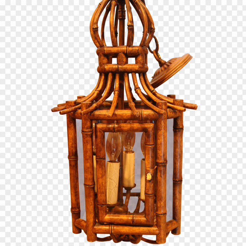 Woodcarving Ceiling Light Fixture PNG
