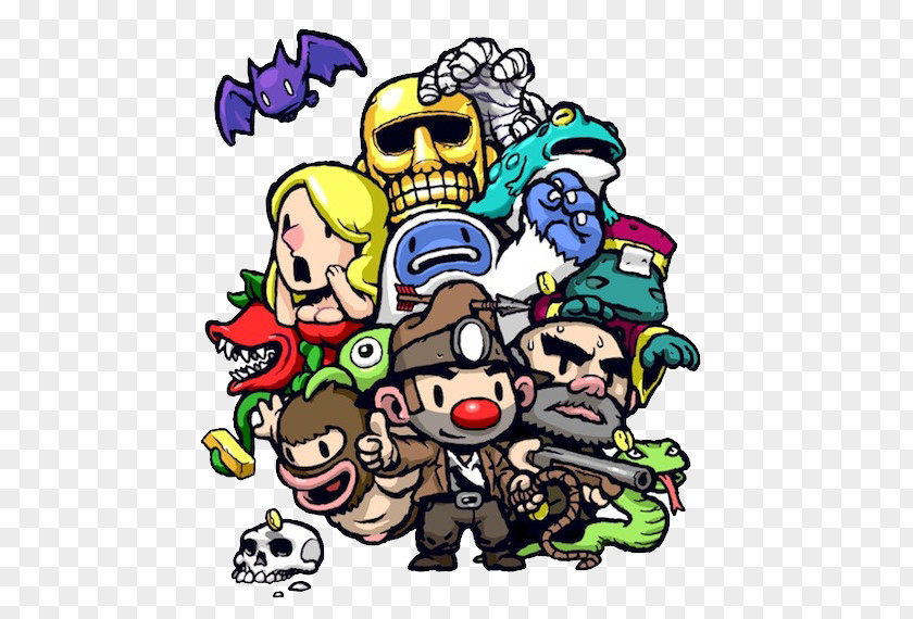Tommy Refenes Spelunky Video Game Mossmouth PlayStation Vita PNG