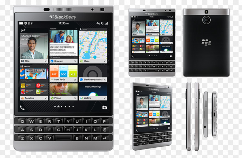Blackberry BlackBerry Passport Smartphone Clamshell Design PNG