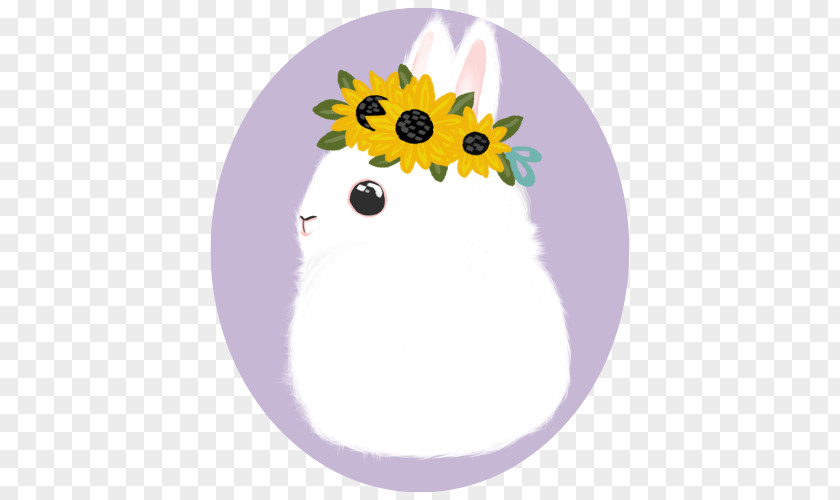 Crown Bunny Sunflower M Human Nose PNG