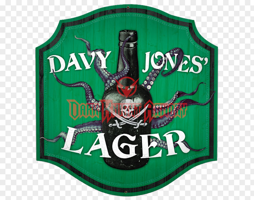 Davy Jones Metal Alcoholic Drink Label Logo T-shirt PNG