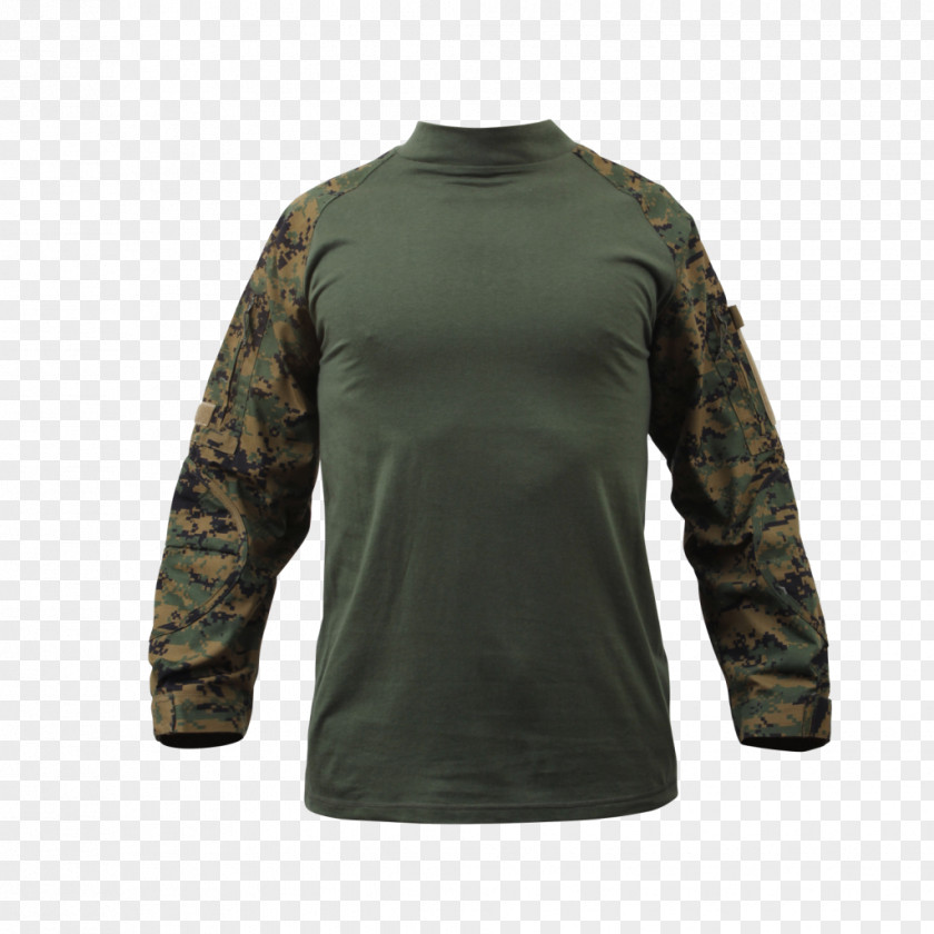T-shirt Army Combat Shirt U.S. Woodland Uniform PNG