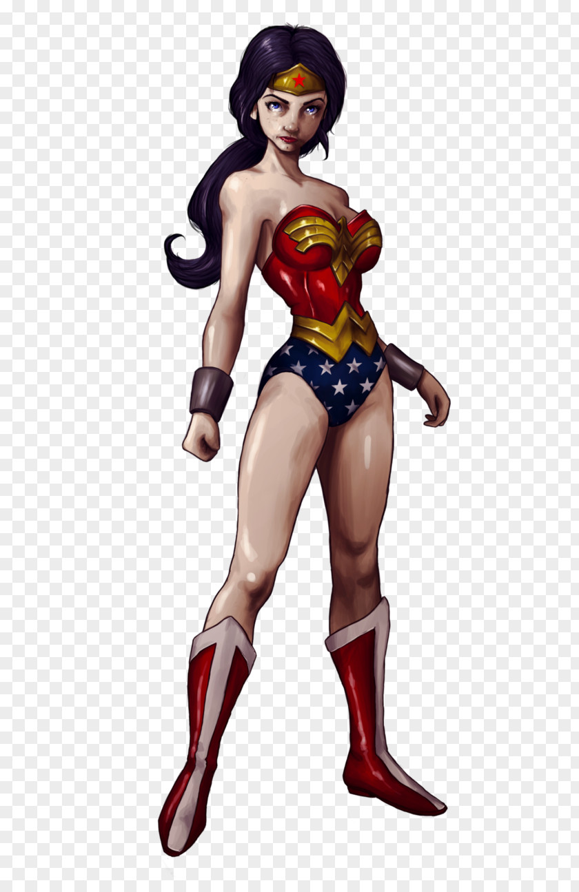 Wonder Woman Comic Superhero Figurine Cartoon PNG