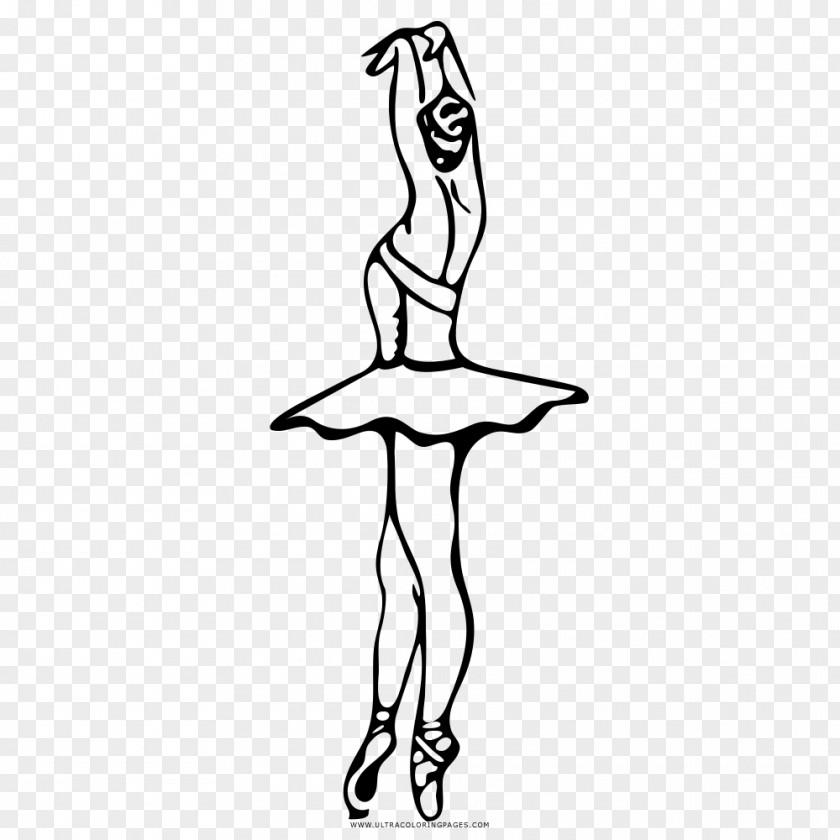 Ballet Drawing Dancer Black And White PNG