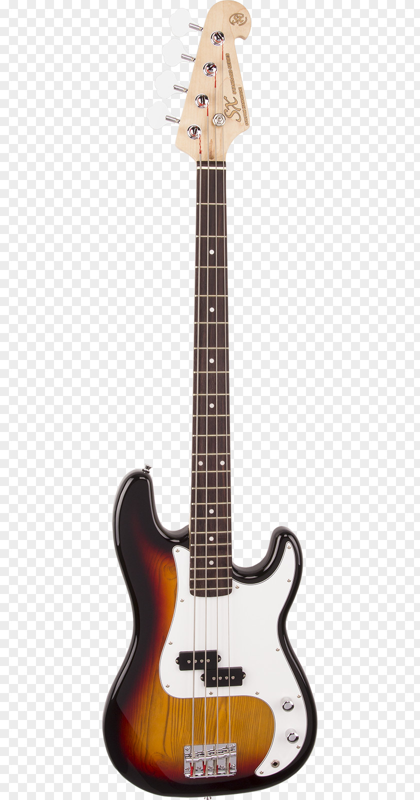 Bass Guitar Fender Precision Musical Instruments Corporation Fingerboard Sunburst PNG