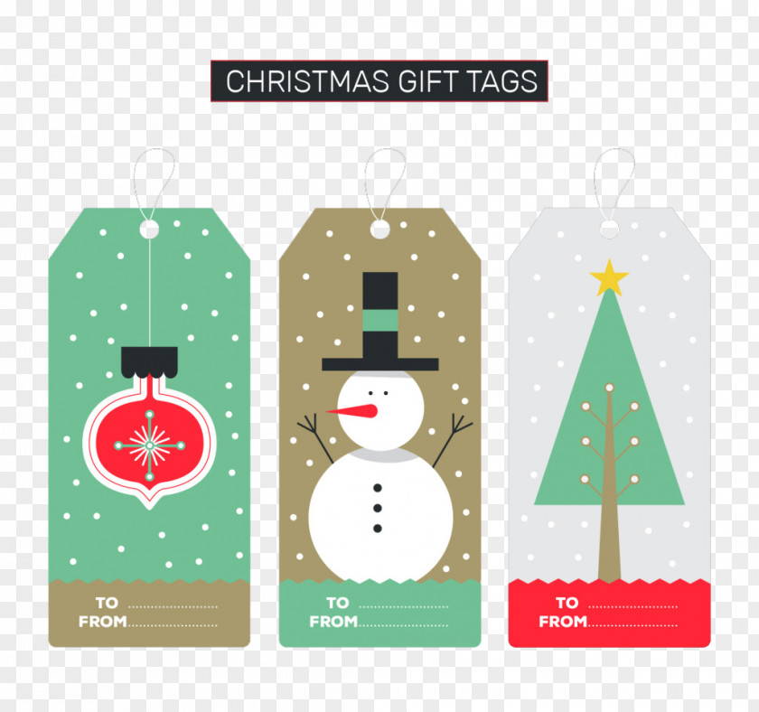 Christmas Gift Card Tag PNG