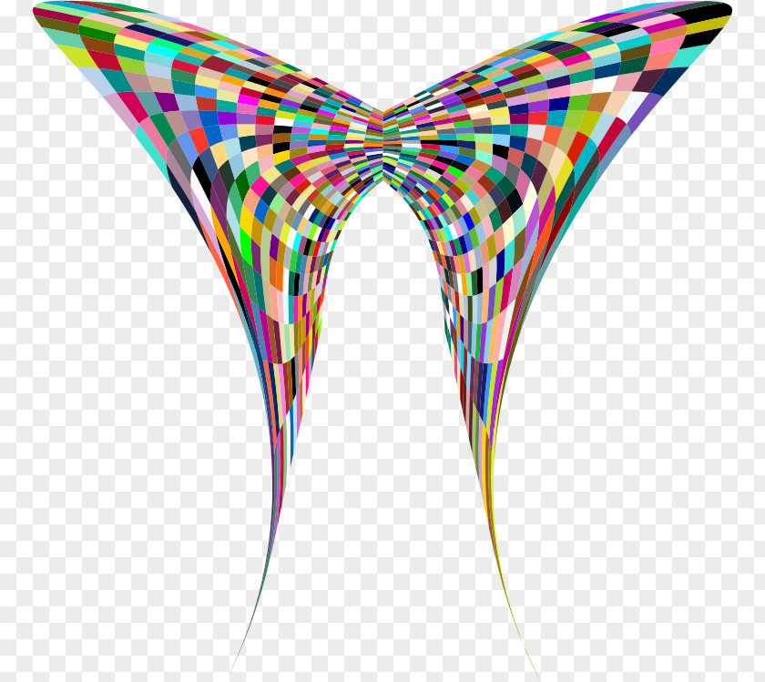 Geometric Butterfly Clip Art PNG