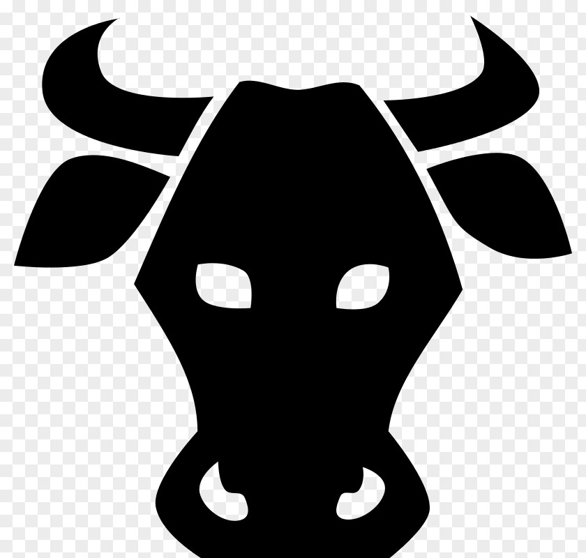 Silhouette Cattle Ox Clip Art PNG