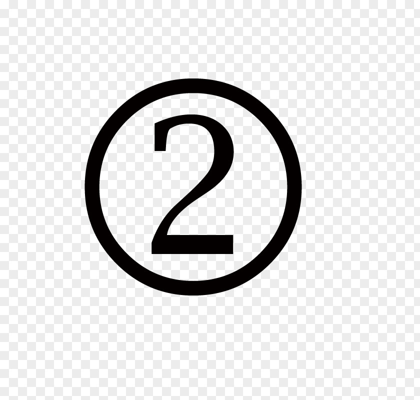 Two Number Clip Art PNG