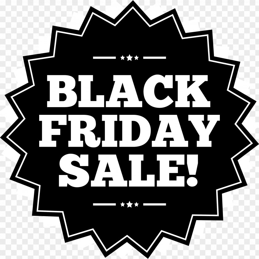 Vector Black Friday Sales Description Icon Advertising PNG