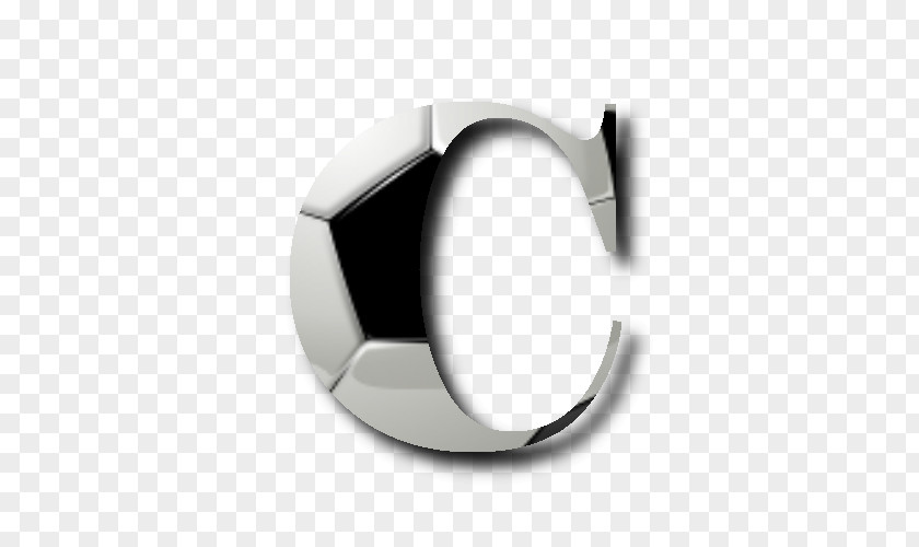 Ball Football Alphabet Letter Font PNG