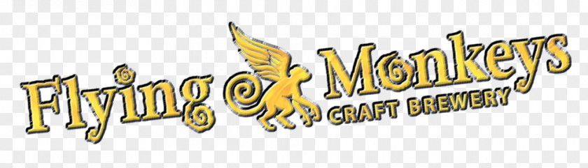 Flying Monkey Logo Mermaid Man And Barnacle Boy Brand Monkeys Craft Brewery Font PNG