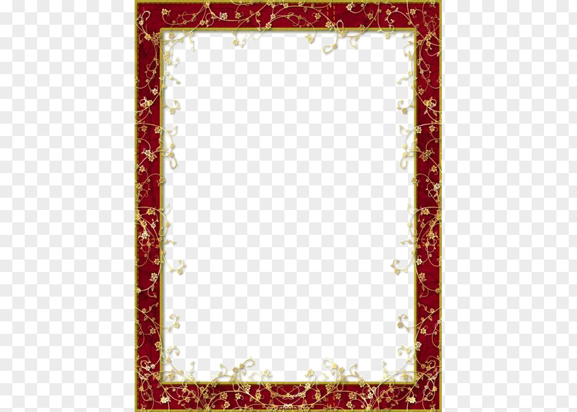 Maroon Border Frame Clipart Picture Display Resolution PNG