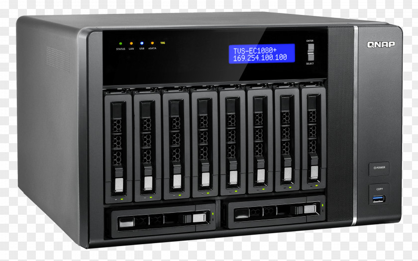 NAS DT TVS-1282T-I7-64G 12BAY 3 4GHZQC 64GB DDR4 4XGBE 2XTHB 5XUSB3.0 INOthers Network Storage Systems QNAP Systems, Inc. Video Recorder Data PNG
