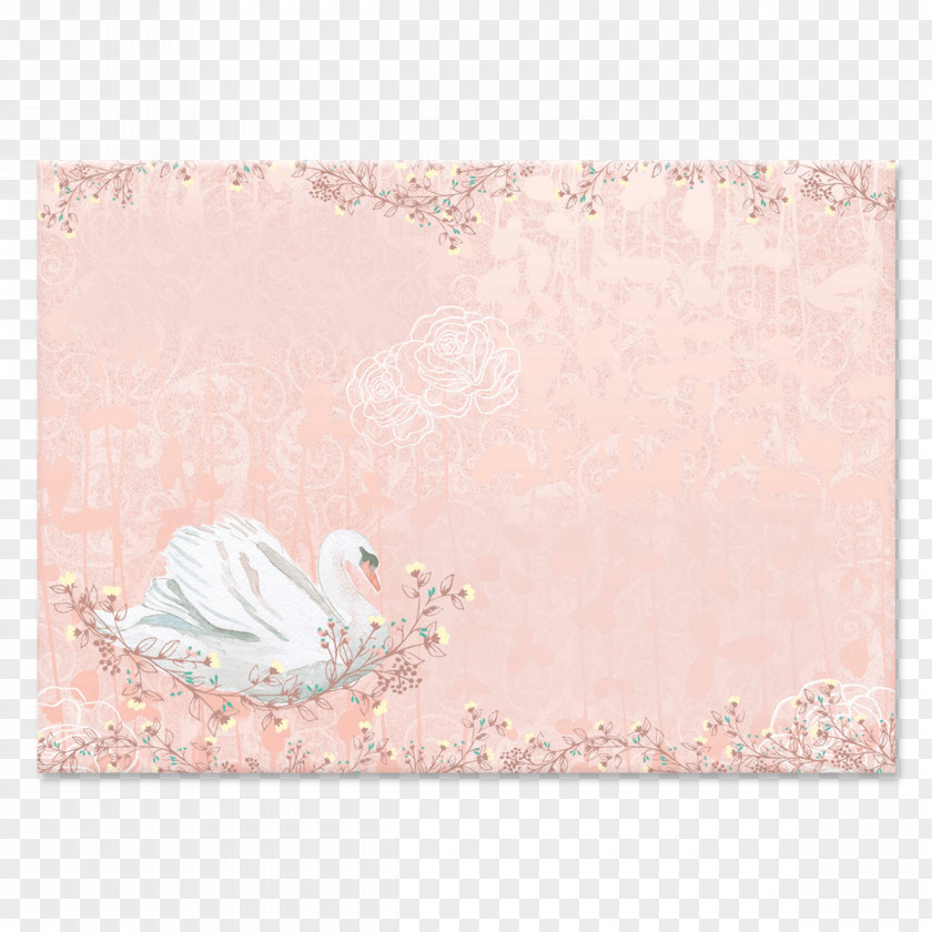 Note Card Paper Pink M Place Mats Rectangle Picture Frames PNG