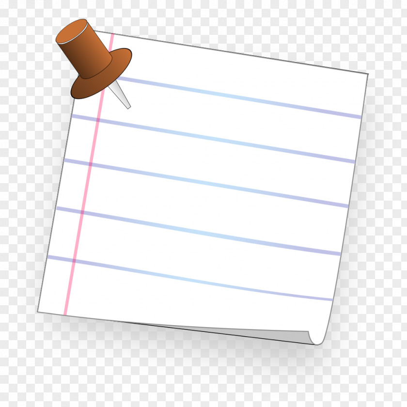 Paper Post-it Note Drawing Pin Notebook PNG