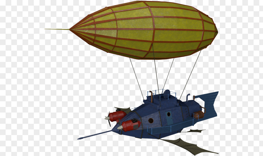 Parachute Vehicle Zeppelin PNG
