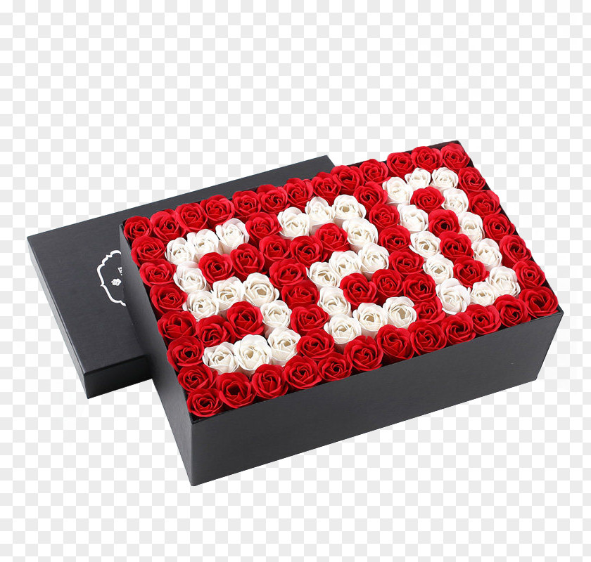 Red Rose Gift Box Beach Flower PNG