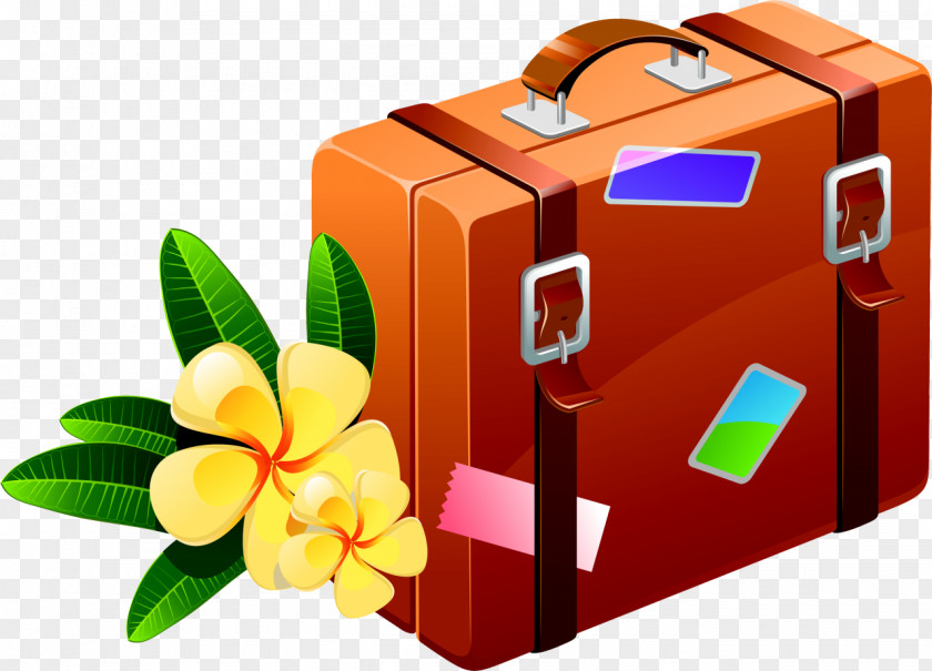 Travel Wedding Invitation Suitcase Clip Art PNG