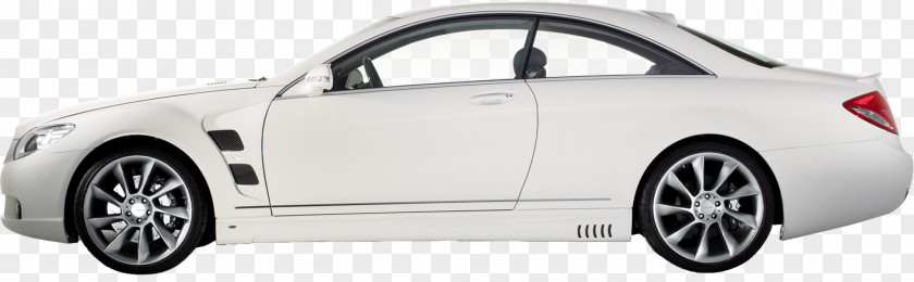 White Mercedes-Benz Side PNG