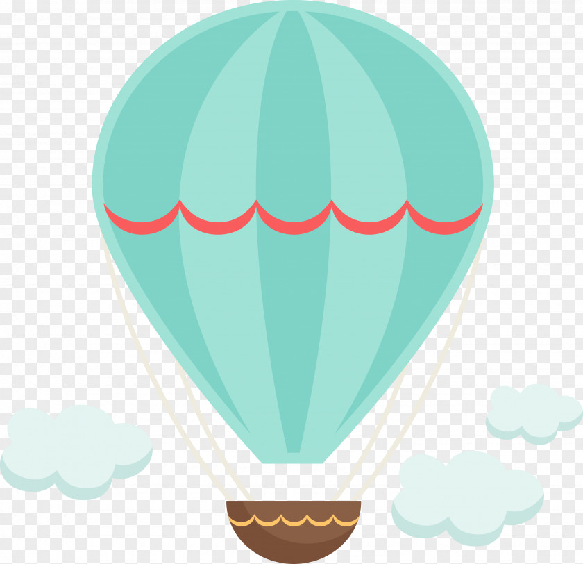 Parachute Hot Air Balloon Scrapbooking Clip Art PNG