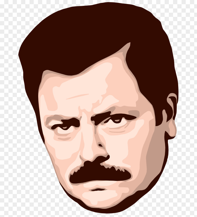 Ron Swanson Parks And Recreation Pawnee Character Random Quote Machine PNG