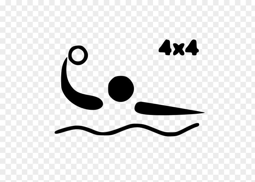 Swimming Water Polo Pictogram Olympic Games Sports PNG