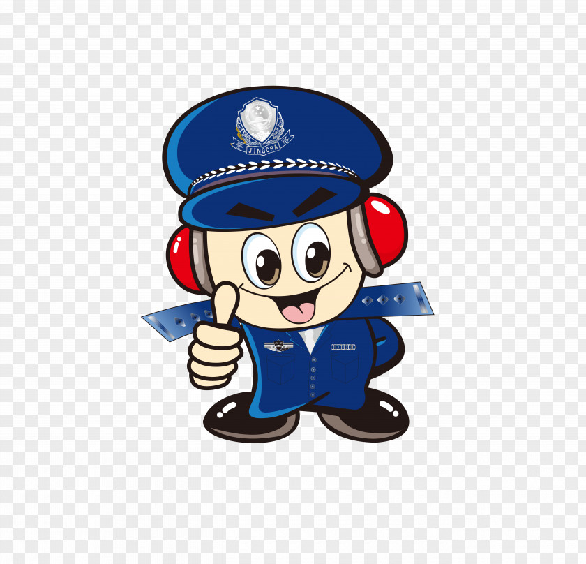 Vector Special Police Picture Material Officer Cartoon Peoples Of The Republic China PNG