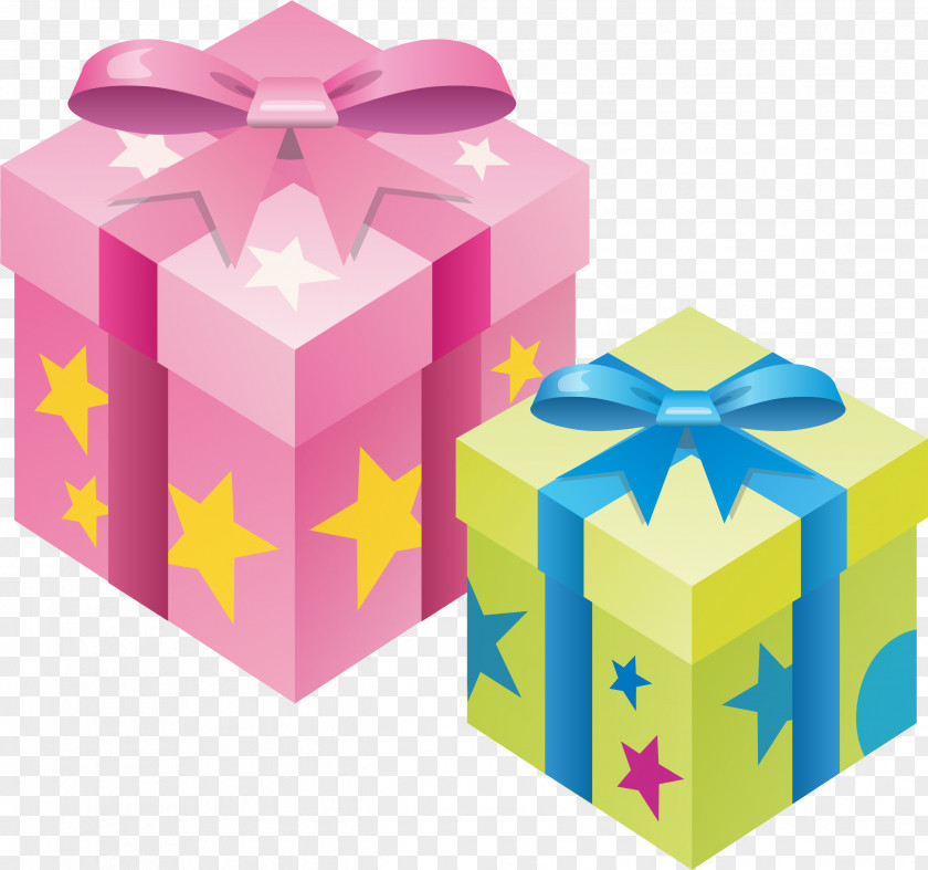 Creative Christmas Gift Cute Box Set-top PNG
