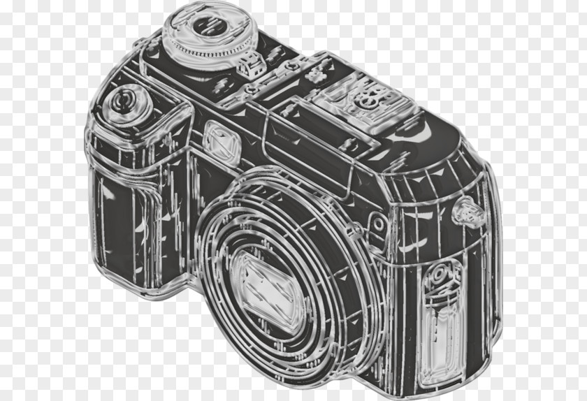 Watercolor Camera Digital SLR Black And White Photography PNG