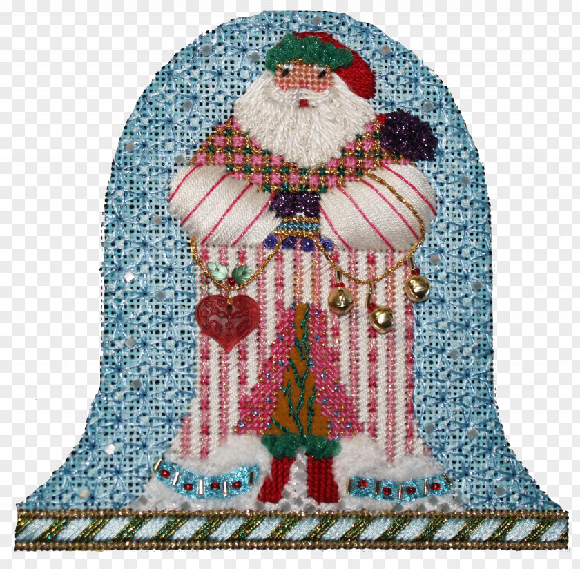 Christmas Ornament Embroidery Character Pattern PNG